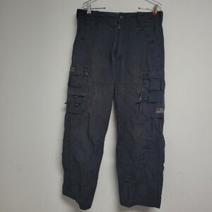 A.P. CO. Cargo Pants Mens Size 34 X 30 Blue Navy Convertible Hiking Lightweight